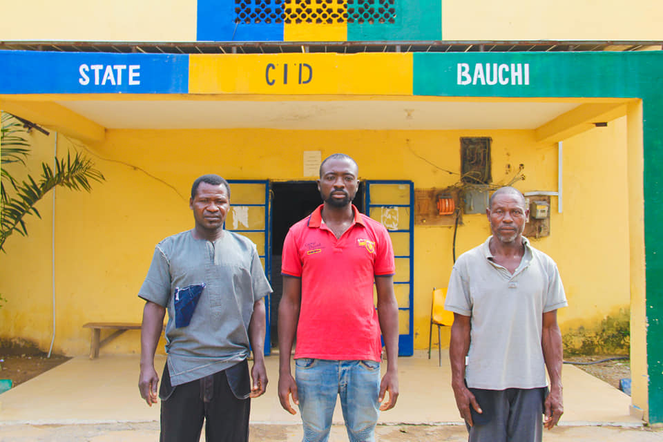 Bauchi Police Nab 3 Ritual Suspects, Recover Eyeballs, Other Fetish Items 1